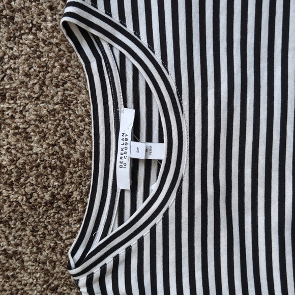 Derek Lam IO Crosby Nyla Puff Sleeve striped Cotton mini dress Size SM - Picture 6 of 16